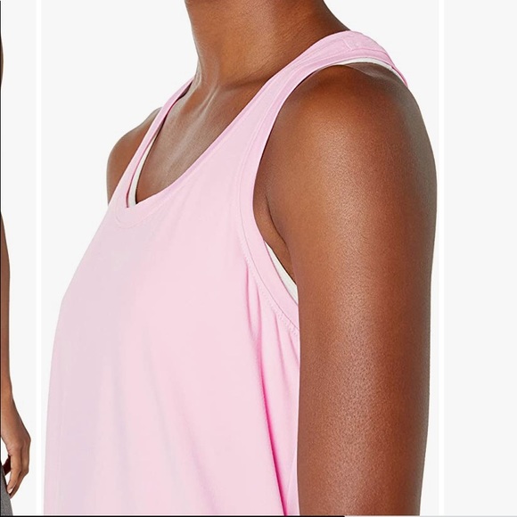 NEW AMAZON ESSENTIALS ACTIVE RACERBACK TANK TOP - LIGHT PINK - SMALL - Picture 4 of 13